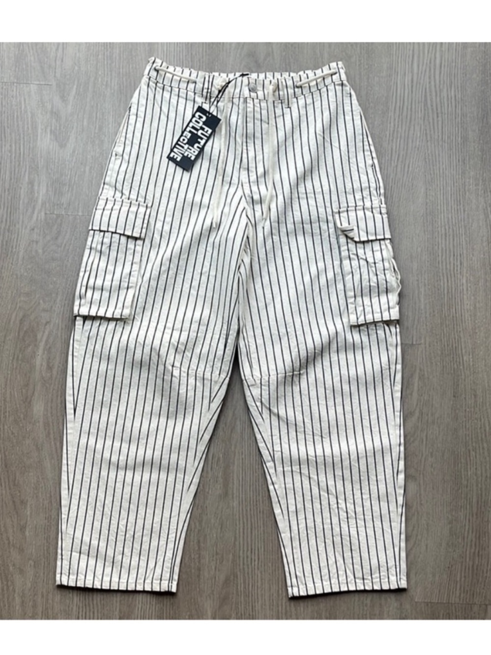 Striped Cargo Pants
